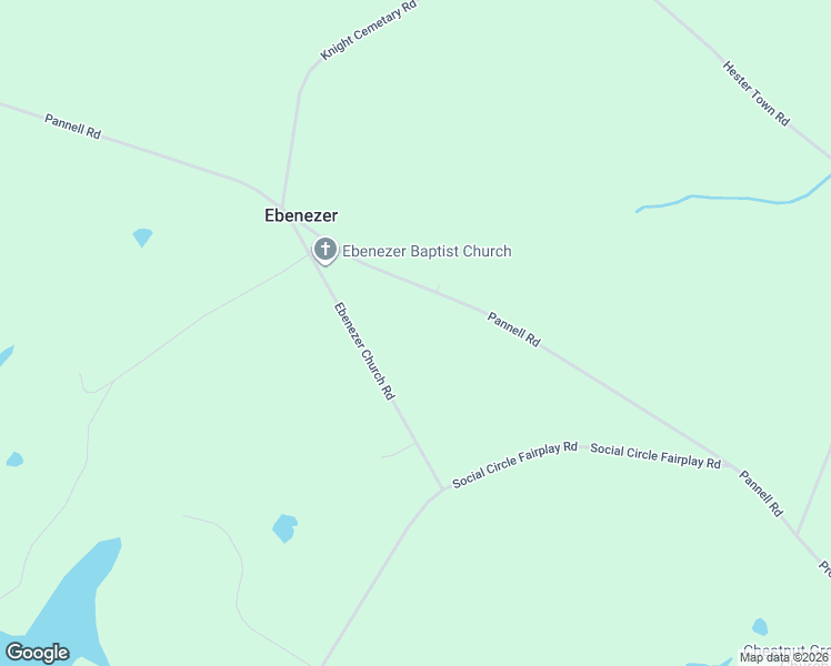 map of restaurants, bars, coffee shops, grocery stores, and more near 3907 Pannell Road in Social Circle