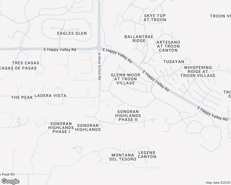 map of restaurants, bars, coffee shops, grocery stores, and more near Turnberry Road in Scottsdale