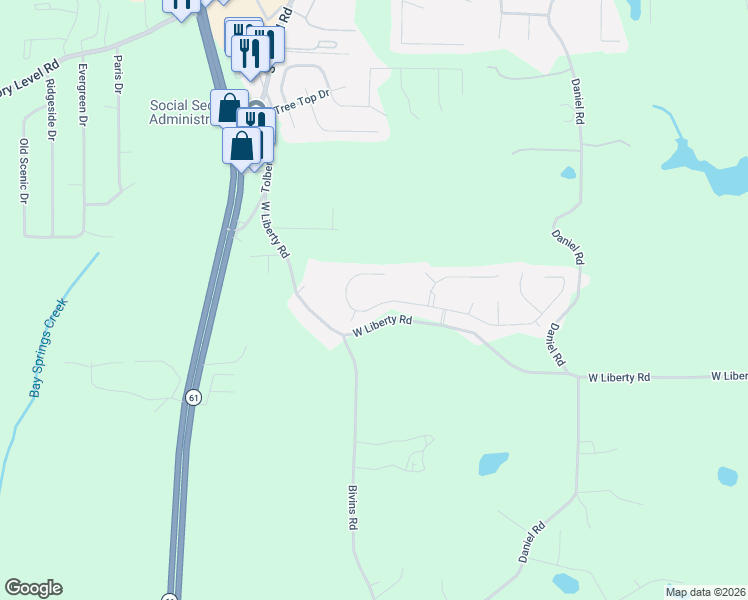 map of restaurants, bars, coffee shops, grocery stores, and more near 213 Augusta Woods Drive in Villa Rica