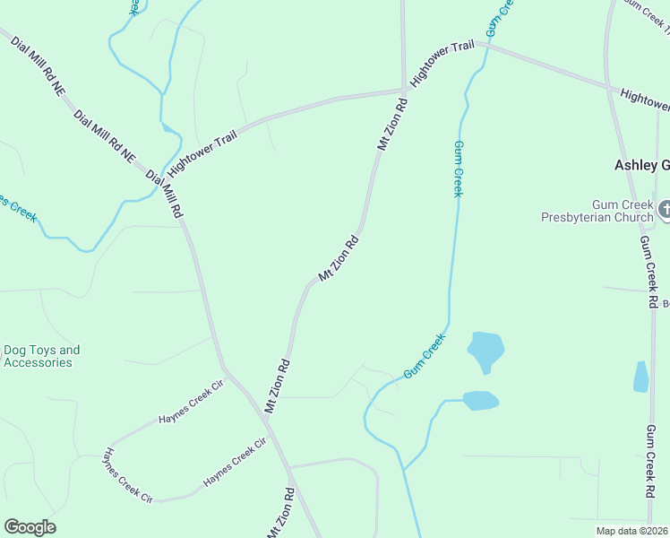 map of restaurants, bars, coffee shops, grocery stores, and more near 2440 Mount Zion Road in Oxford