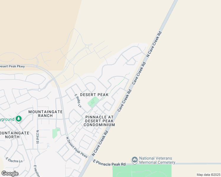 map of restaurants, bars, coffee shops, grocery stores, and more near 24333 North 27th Street in Phoenix