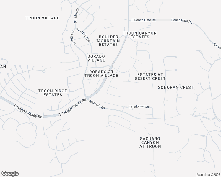 map of restaurants, bars, coffee shops, grocery stores, and more near 11709 East De La O Road in Scottsdale