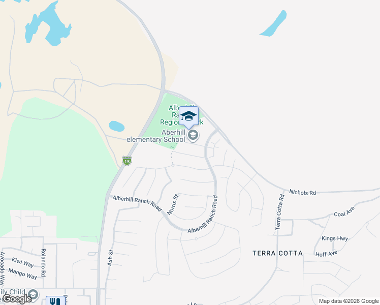 map of restaurants, bars, coffee shops, grocery stores, and more near 4178 Cypress Circle in Lake Elsinore