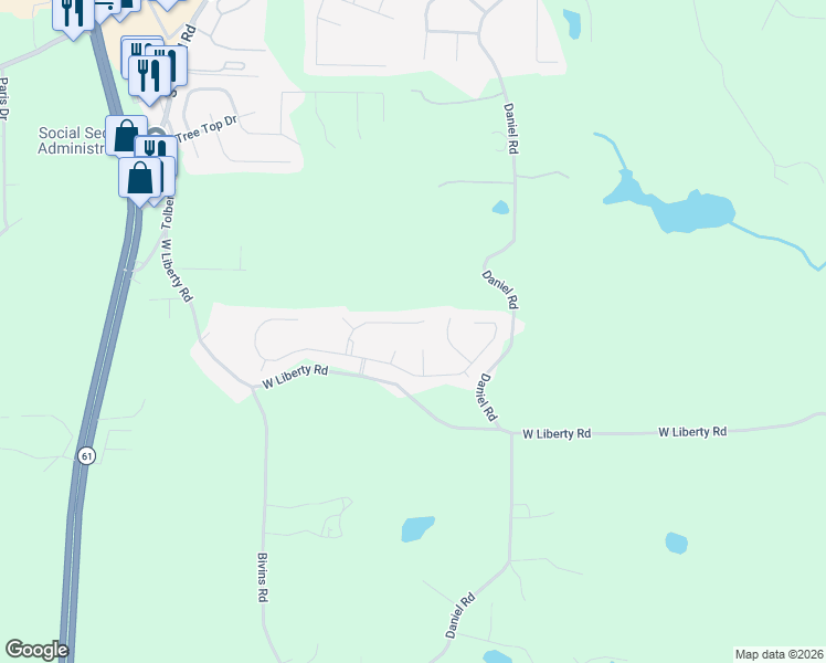 map of restaurants, bars, coffee shops, grocery stores, and more near 531 Firethorn Court in Villa Rica