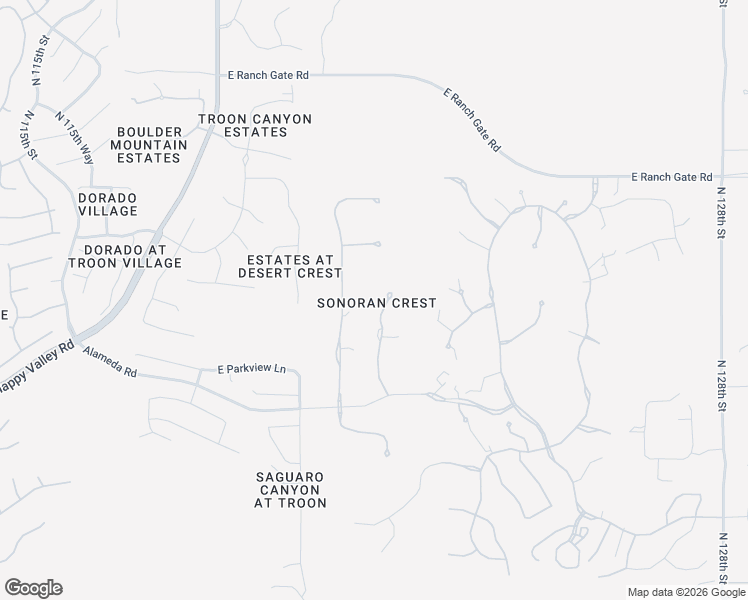 map of restaurants, bars, coffee shops, grocery stores, and more near 24548 North 121st Place in Scottsdale