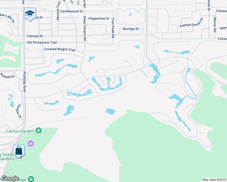 map of restaurants, bars, coffee shops, grocery stores, and more near 74586 Palo Verde Drive in Indian Wells