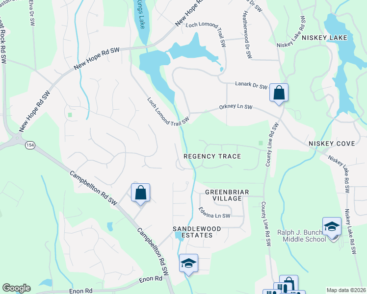 map of restaurants, bars, coffee shops, grocery stores, and more near 325 Hidden Oak Court in Atlanta