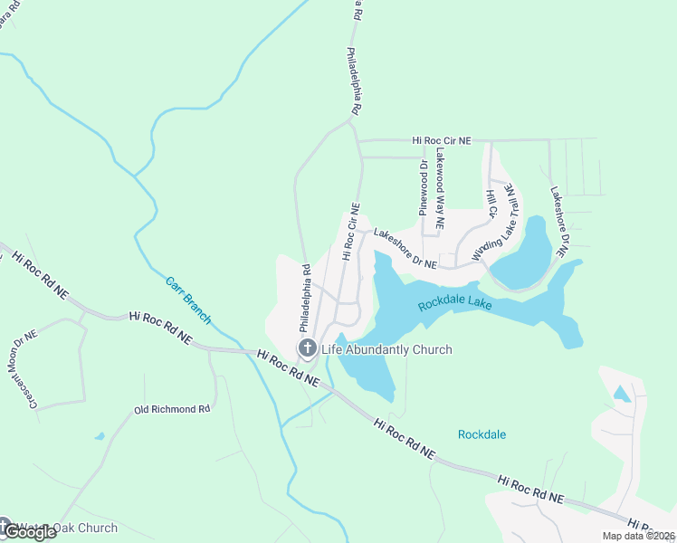 map of restaurants, bars, coffee shops, grocery stores, and more near 2445 Lucas Drive in Conyers