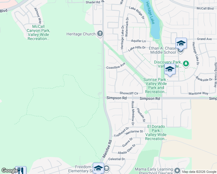 map of restaurants, bars, coffee shops, grocery stores, and more near 29009 Smooth Sailing Court in Menifee