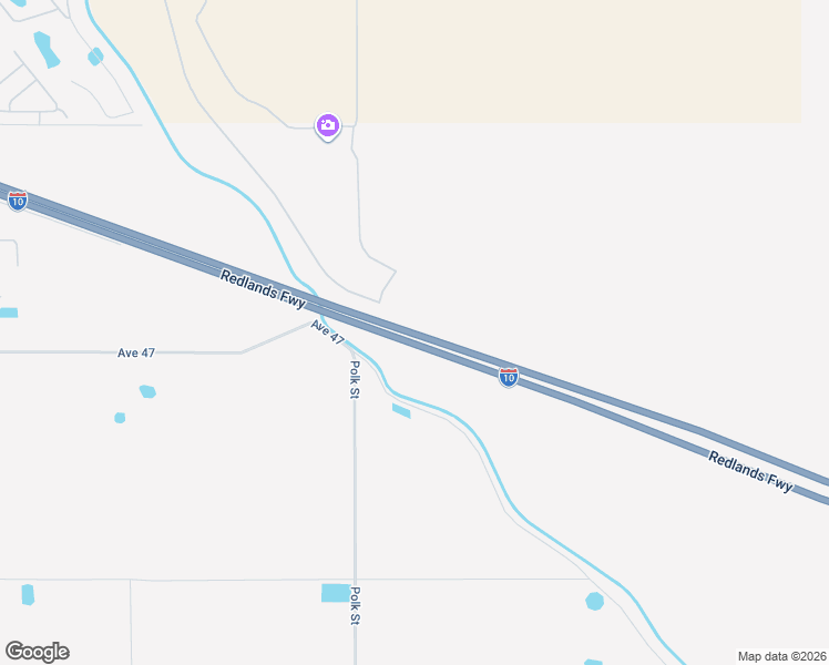 map of restaurants, bars, coffee shops, grocery stores, and more near Interstate 10 in Coachella