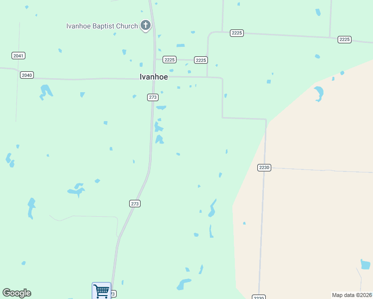 map of restaurants, bars, coffee shops, grocery stores, and more near 3396 North Fm 273 in Ravenna