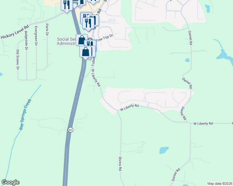map of restaurants, bars, coffee shops, grocery stores, and more near 226 Augusta Woods Drive in Villa Rica