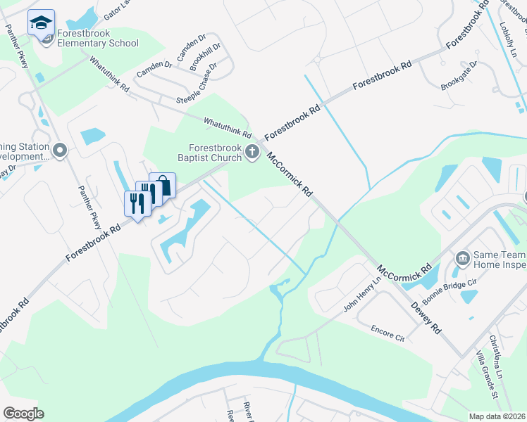 map of restaurants, bars, coffee shops, grocery stores, and more near 129 Cloey Road in Myrtle Beach