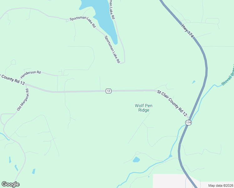 map of restaurants, bars, coffee shops, grocery stores, and more near 6370 County Road 12 in Odenville