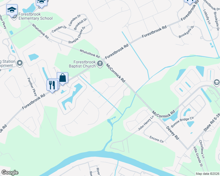 map of restaurants, bars, coffee shops, grocery stores, and more near 129 Cloey Road in Myrtle Beach