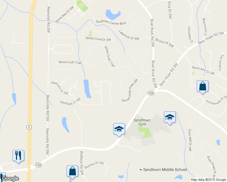 map of restaurants, bars, coffee shops, grocery stores, and more near 1090 Abercorn Drive Southwest in Atlanta