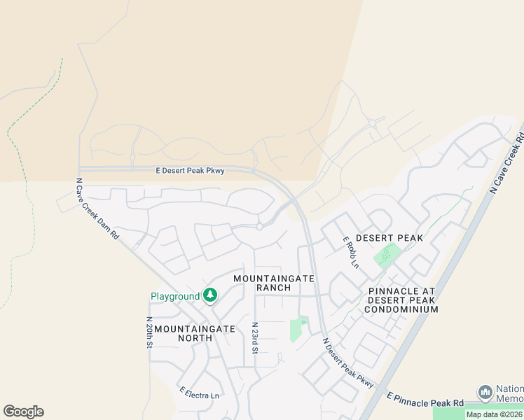 map of restaurants, bars, coffee shops, grocery stores, and more near 2265 East Questa Drive in Phoenix