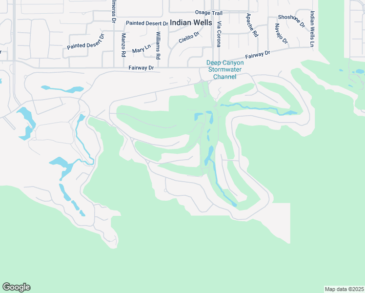 map of restaurants, bars, coffee shops, grocery stores, and more near 75855 Carnelian Lane in Indian Wells