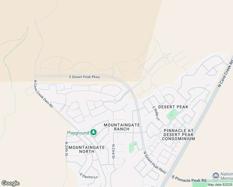 map of restaurants, bars, coffee shops, grocery stores, and more near 2265 East Questa Drive in Phoenix