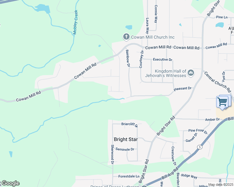map of restaurants, bars, coffee shops, grocery stores, and more near 6662 Birchwood Court in Douglas County