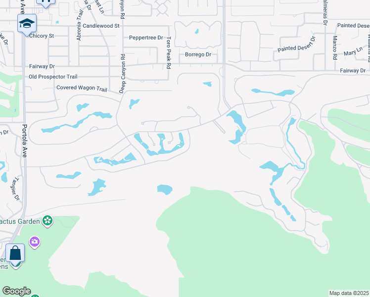 map of restaurants, bars, coffee shops, grocery stores, and more near 74614 Palo Verde Drive in Indian Wells