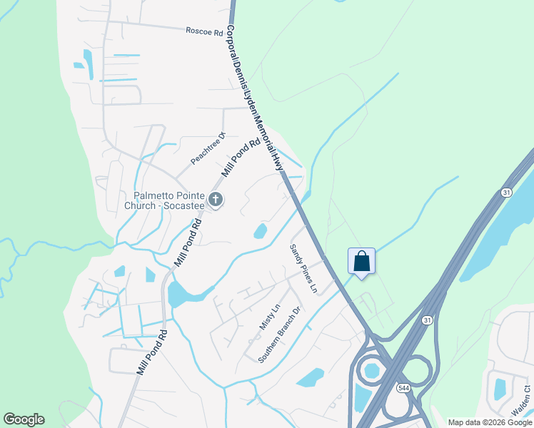 map of restaurants, bars, coffee shops, grocery stores, and more near 4275 Lilac Road in Myrtle Beach