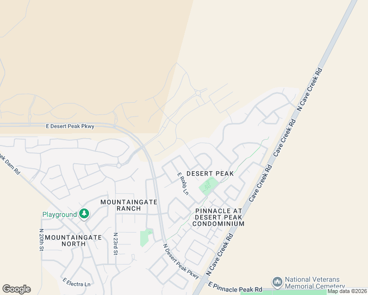 map of restaurants, bars, coffee shops, grocery stores, and more near 2405 East Rustling Oaks Lane in Phoenix