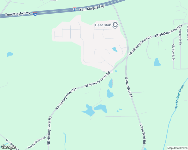 map of restaurants, bars, coffee shops, grocery stores, and more near 1647 Northeast Hickory Level Road in Villa Rica