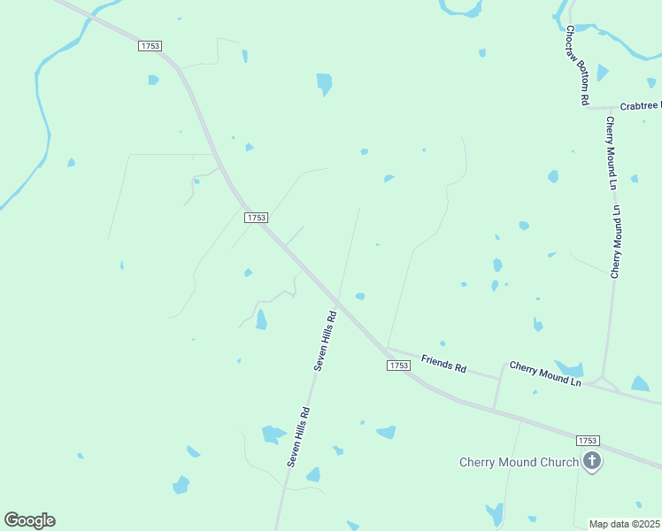 map of restaurants, bars, coffee shops, grocery stores, and more near 81 Hodges Road in Denison