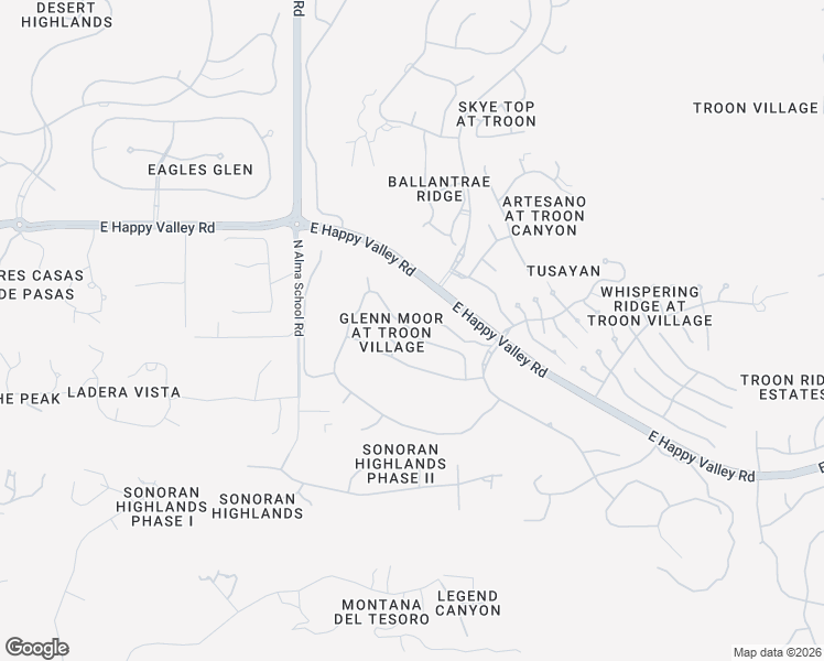 map of restaurants, bars, coffee shops, grocery stores, and more near Turnberry Rd in Scottsdale