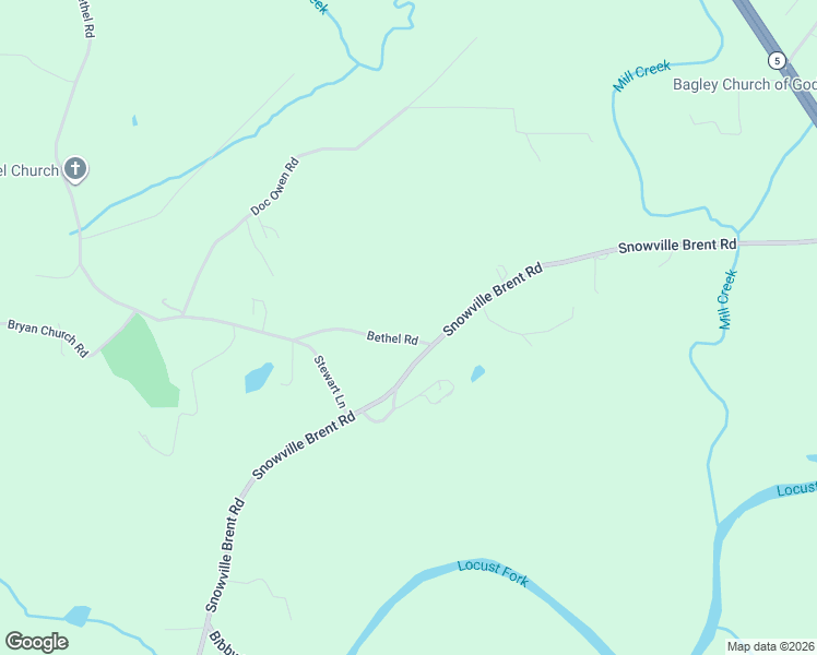 map of restaurants, bars, coffee shops, grocery stores, and more near 6523 Bethel Road in Dora