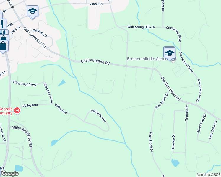 map of restaurants, bars, coffee shops, grocery stores, and more near 777 Tucker Trail in Bremen