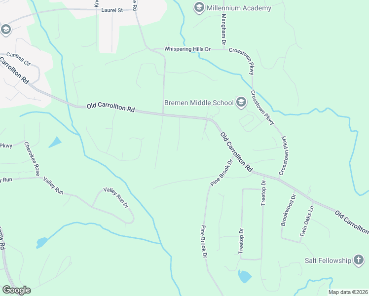 map of restaurants, bars, coffee shops, grocery stores, and more near 1125 Georgia Avenue South in Bremen