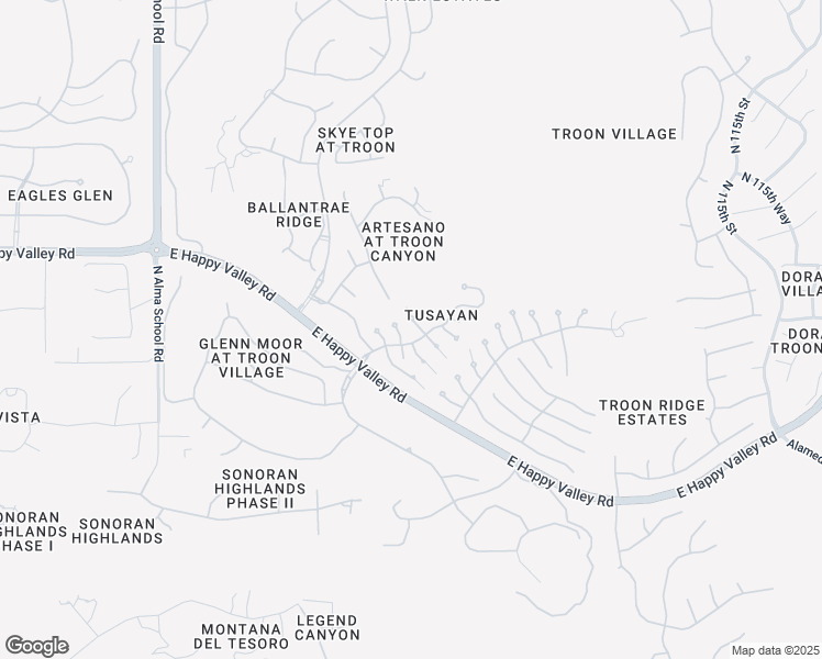 map of restaurants, bars, coffee shops, grocery stores, and more near 24696 North 109th Street in Scottsdale