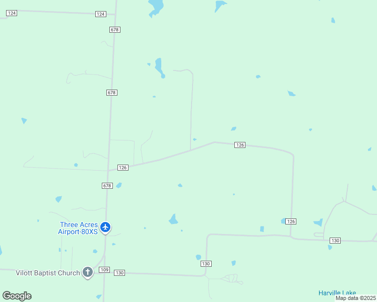 map of restaurants, bars, coffee shops, grocery stores, and more near County Road 126 in Whitesboro