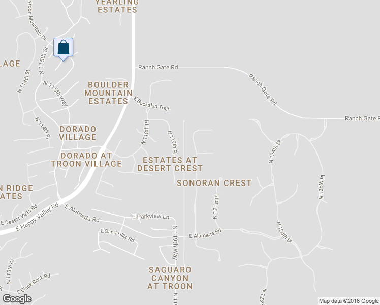 map of restaurants, bars, coffee shops, grocery stores, and more near 24738 North 120th Place in Scottsdale