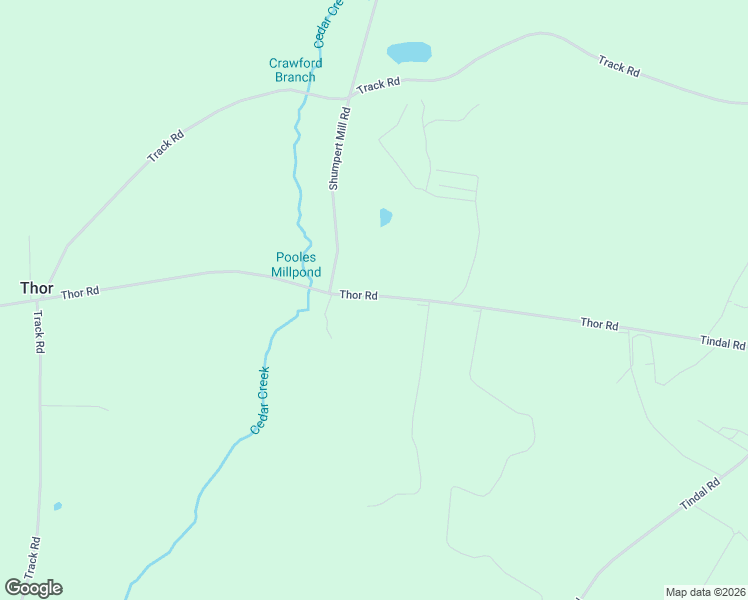 map of restaurants, bars, coffee shops, grocery stores, and more near 448 Thor Road in Pelion