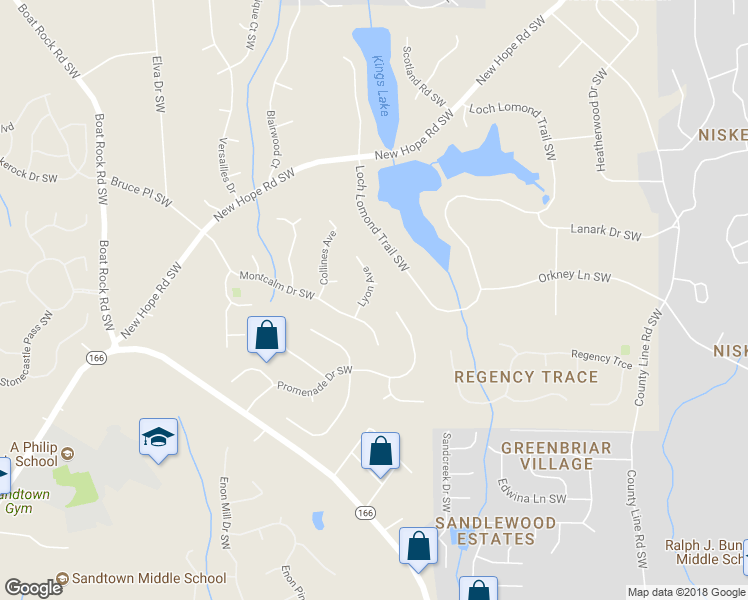 map of restaurants, bars, coffee shops, grocery stores, and more near 1820 Lyon Avenue in Atlanta