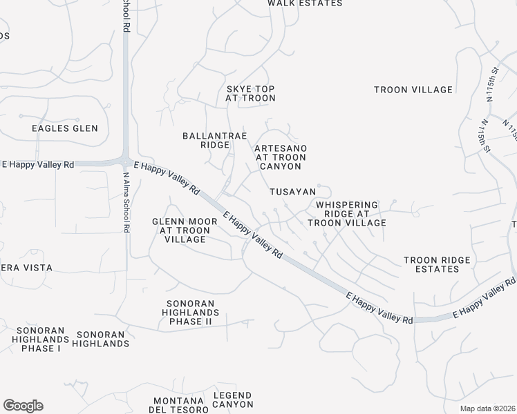 map of restaurants, bars, coffee shops, grocery stores, and more near 10793 East La Junta Road in Scottsdale