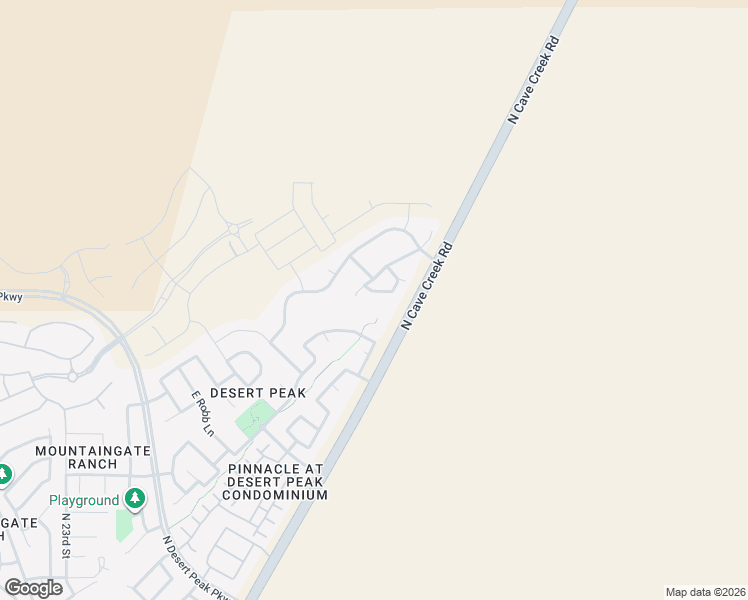 map of restaurants, bars, coffee shops, grocery stores, and more near 2915 East Shady Spring Trail in Phoenix