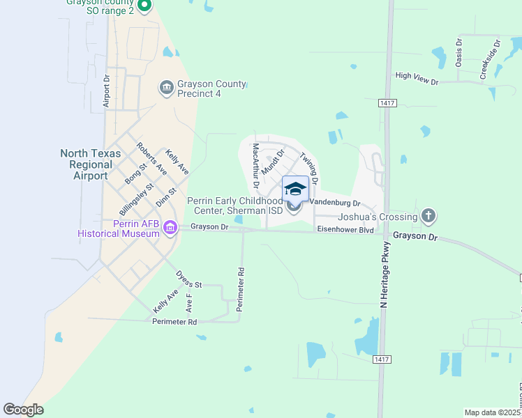 map of restaurants, bars, coffee shops, grocery stores, and more near 15 Macarthur Drive in Denison