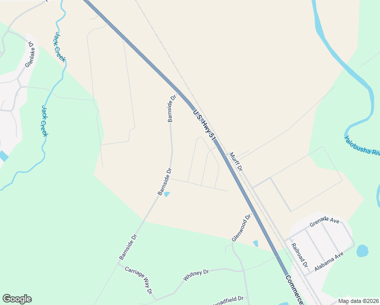 map of restaurants, bars, coffee shops, grocery stores, and more near 261 Liberty Loop in Grenada