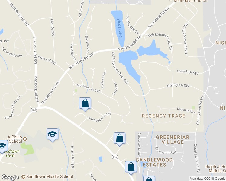map of restaurants, bars, coffee shops, grocery stores, and more near 1825 Lyon Avenue in Atlanta