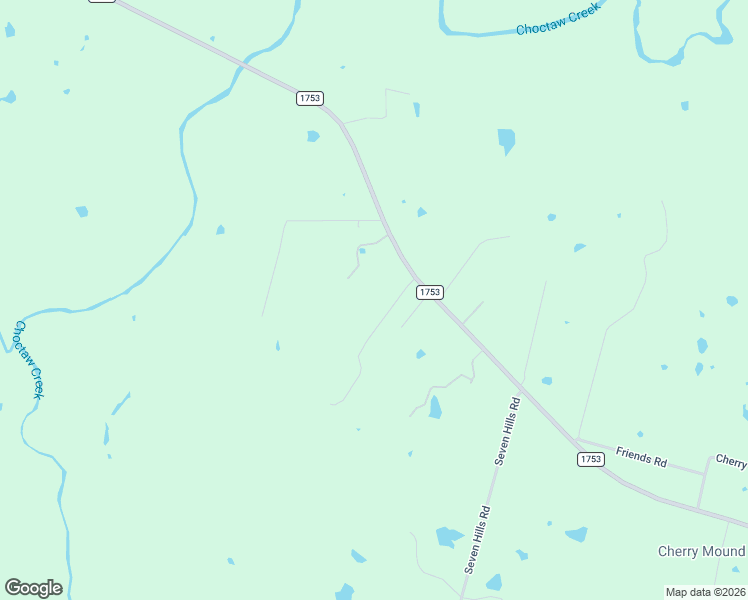 map of restaurants, bars, coffee shops, grocery stores, and more near 41 Reality Road in Denison