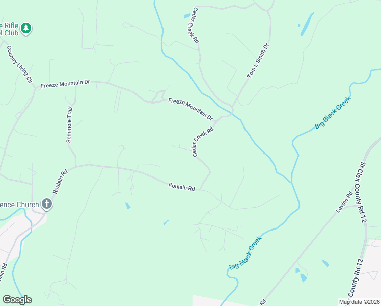 map of restaurants, bars, coffee shops, grocery stores, and more near 225 Cedar Creek Road in Odenville