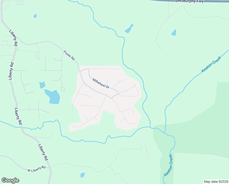 map of restaurants, bars, coffee shops, grocery stores, and more near 174 Millwheel Dr in Villa Rica