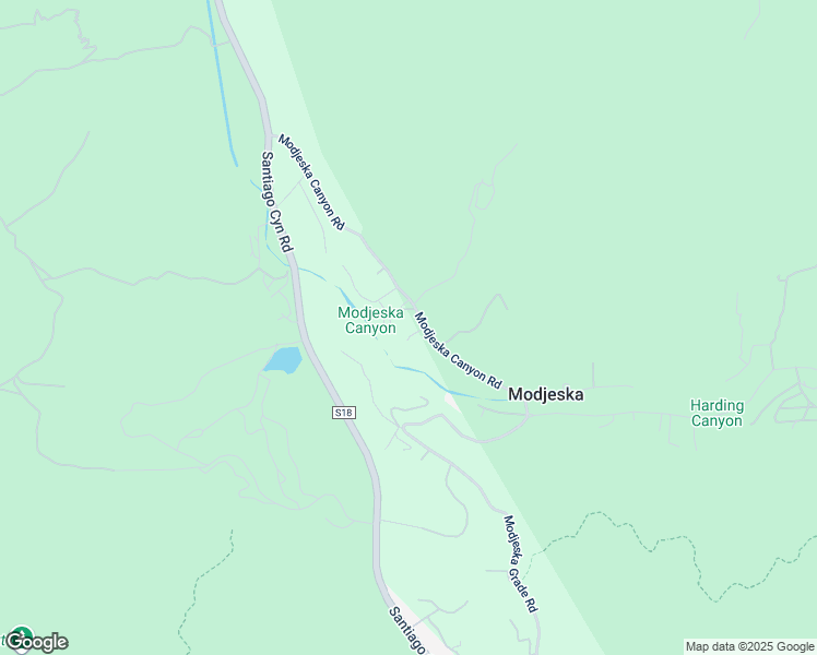 map of restaurants, bars, coffee shops, grocery stores, and more near 28100 Modjeska Canyon Road in Silverado