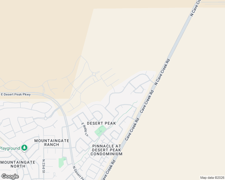 map of restaurants, bars, coffee shops, grocery stores, and more near 24714 North 27th Place in Phoenix