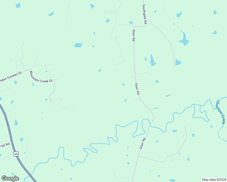 map of restaurants, bars, coffee shops, grocery stores, and more near 1549 Starr Road in Denison