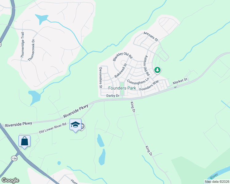 map of restaurants, bars, coffee shops, grocery stores, and more near 9956 Barnsbury Road in Douglasville